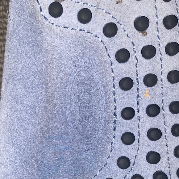 TODS Men’s Suede Loafers - Light Blue - Picture 9 of 12